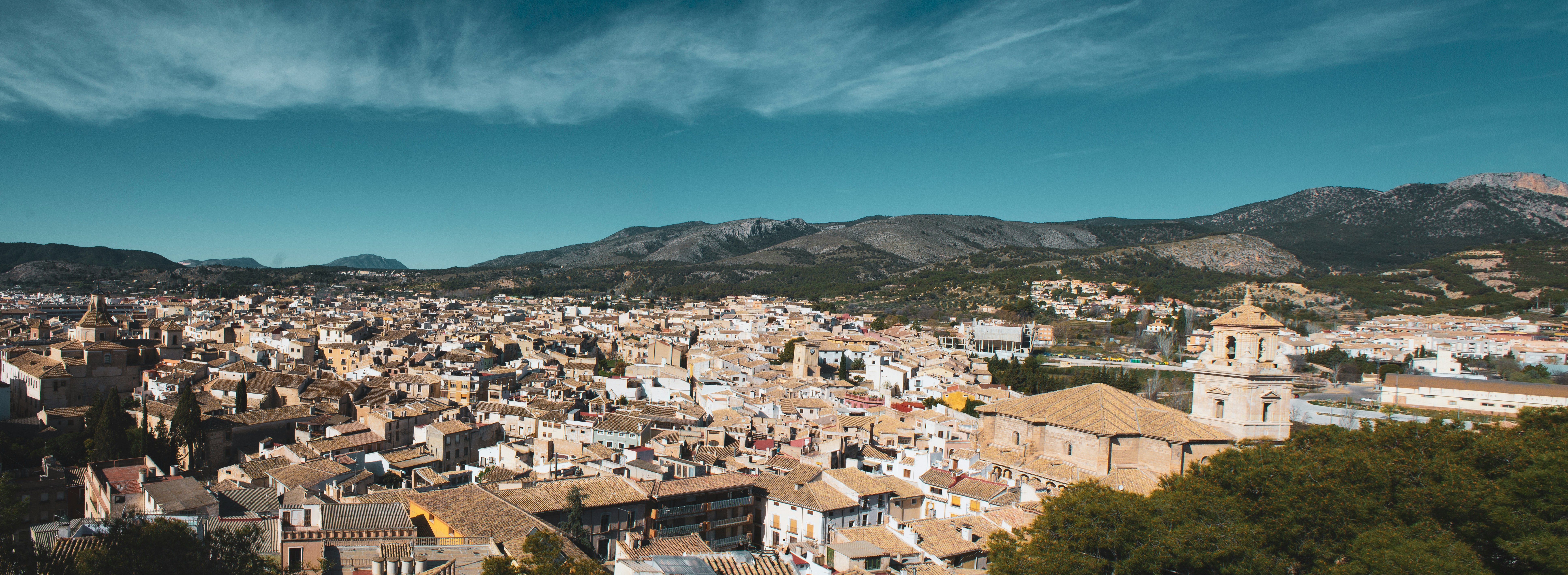 View over Caravaca de la Cruz in inland Murcia, where pilgrimage traditions and Caballos del Vino shape one of the region&rsquo;s most distinctive festival seasons.