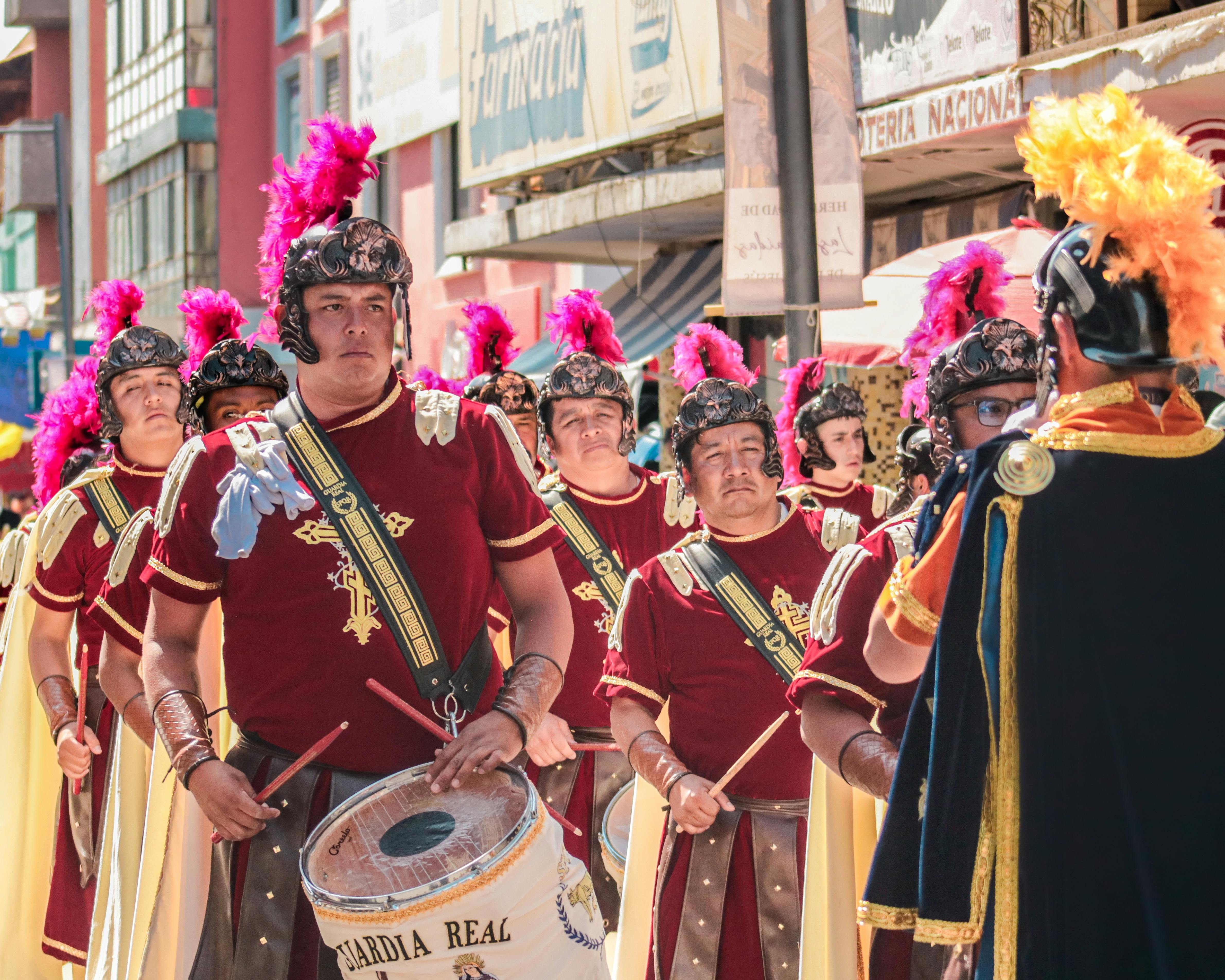Roman-style drummers and costumed performers during Cartagena&rsquo;s Carthaginians and Romans Festival, one of Murcia&rsquo;s major September cultural events.